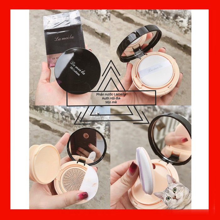 [Hoàn Tiền 15%] Phấn Nước Lameila BB Cushion dưỡng ẩm da PNLML02