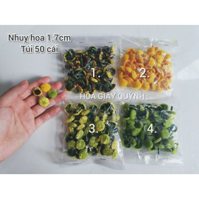 Nhụy hoa 1.5 cm - 20gr - dùng làm hoa handmade