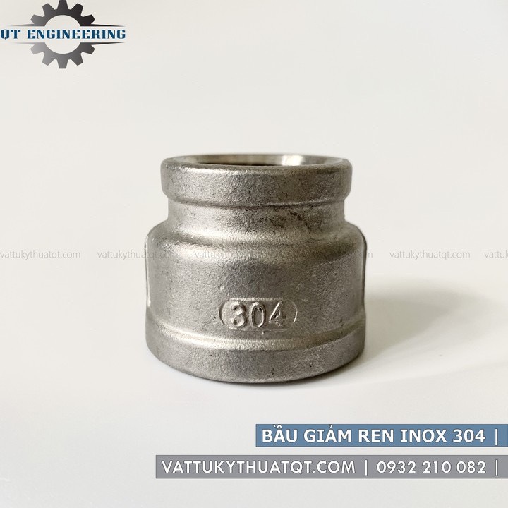 Bầu Giảm Ren Inox 304 | Phi 42,49,60,76 | VATTUKYTHUATQT.COM