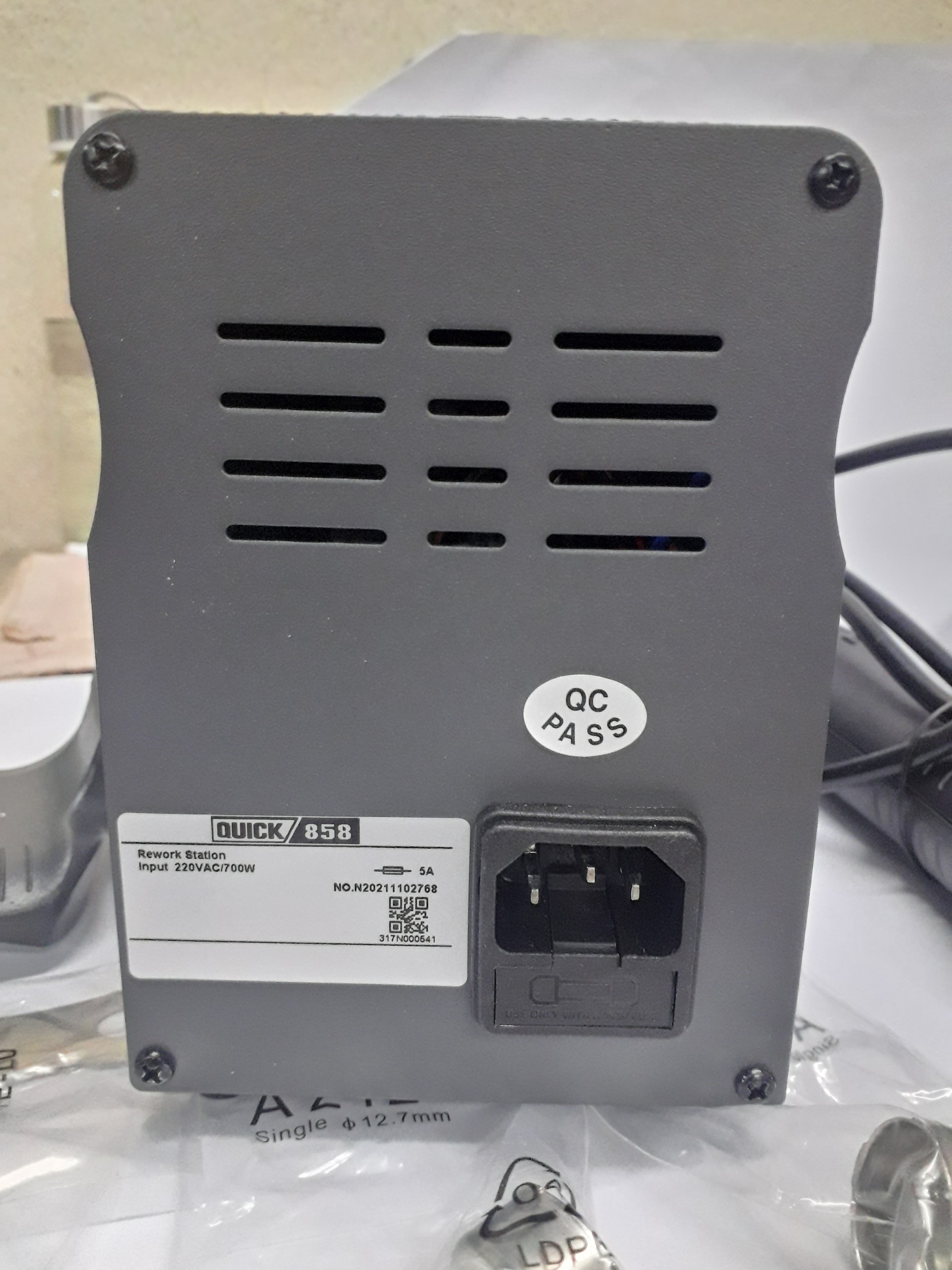 [HCM]Máy khò chỉnh nhiệt Quick 858