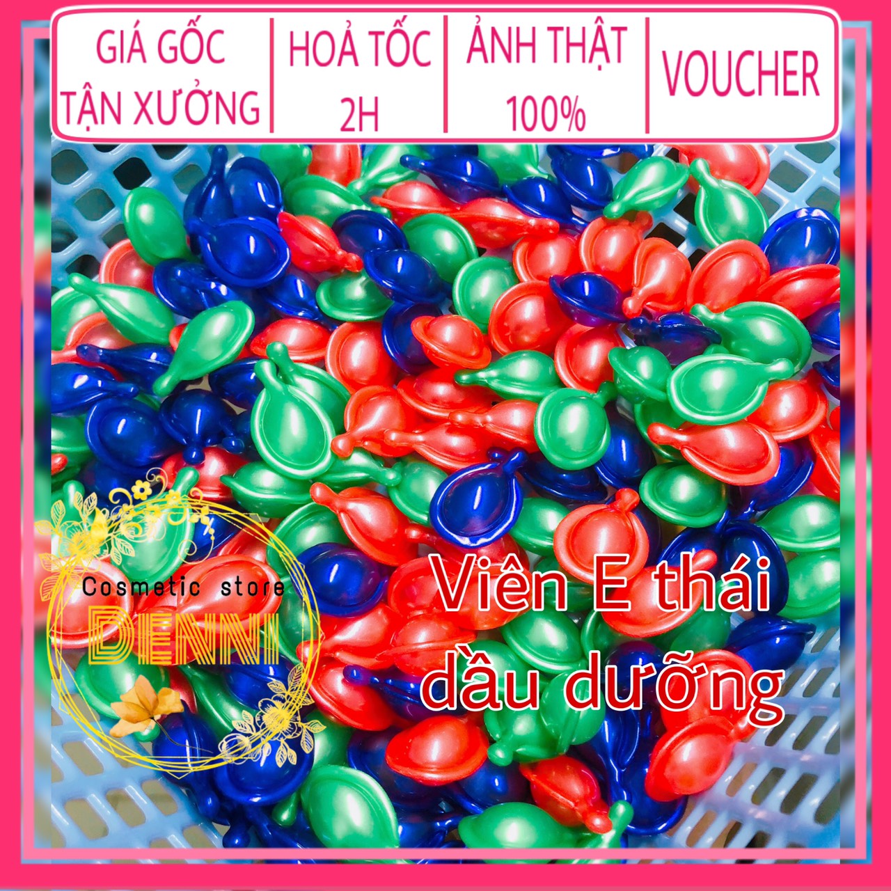 Combo 100 viên tinh dầu dưỡng tóc Vitamin E thái lan