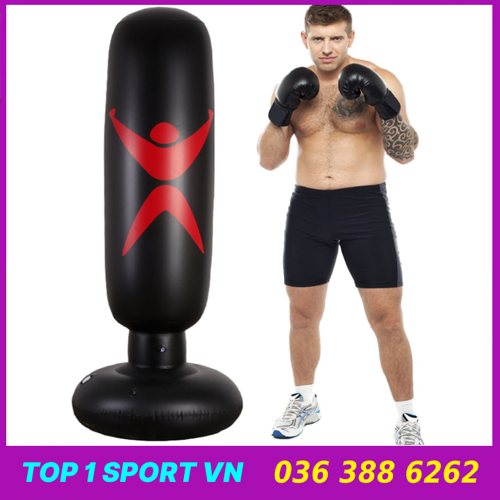 Bao Cát Đấm Bốc Bơm Hơi Pro X Công Nghệ 5.0 Cao Cấp 2021 - Giảm mỡ, tăng cơ