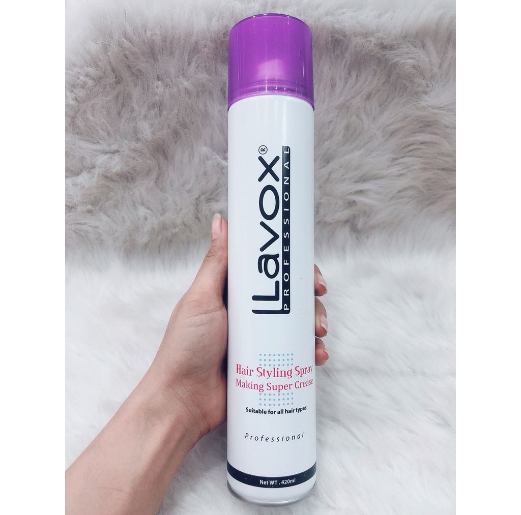 Lavox Soft Hairspray 420ml Purple Cap