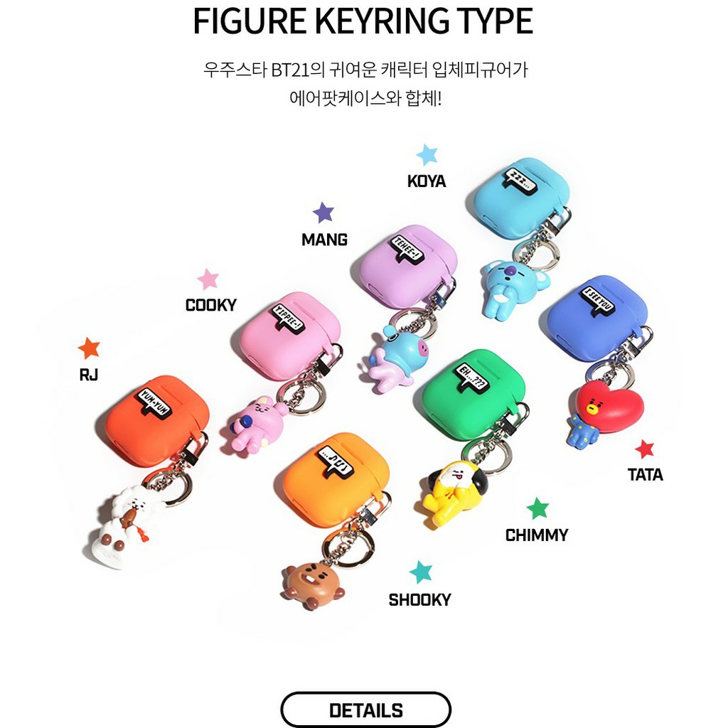 [HCM]AIRPODS FIGURE CASE (CÓ KEYRING)