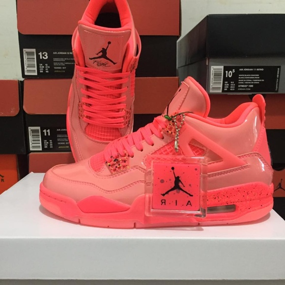 Giày Sneaker J0r.dan 4 Hot Pun.ch Full red ( Full box)