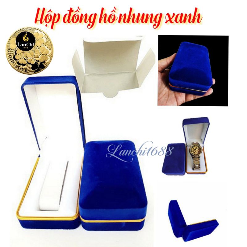Hộp đồng hồ nhung, hộp đồng hồ cao cấp