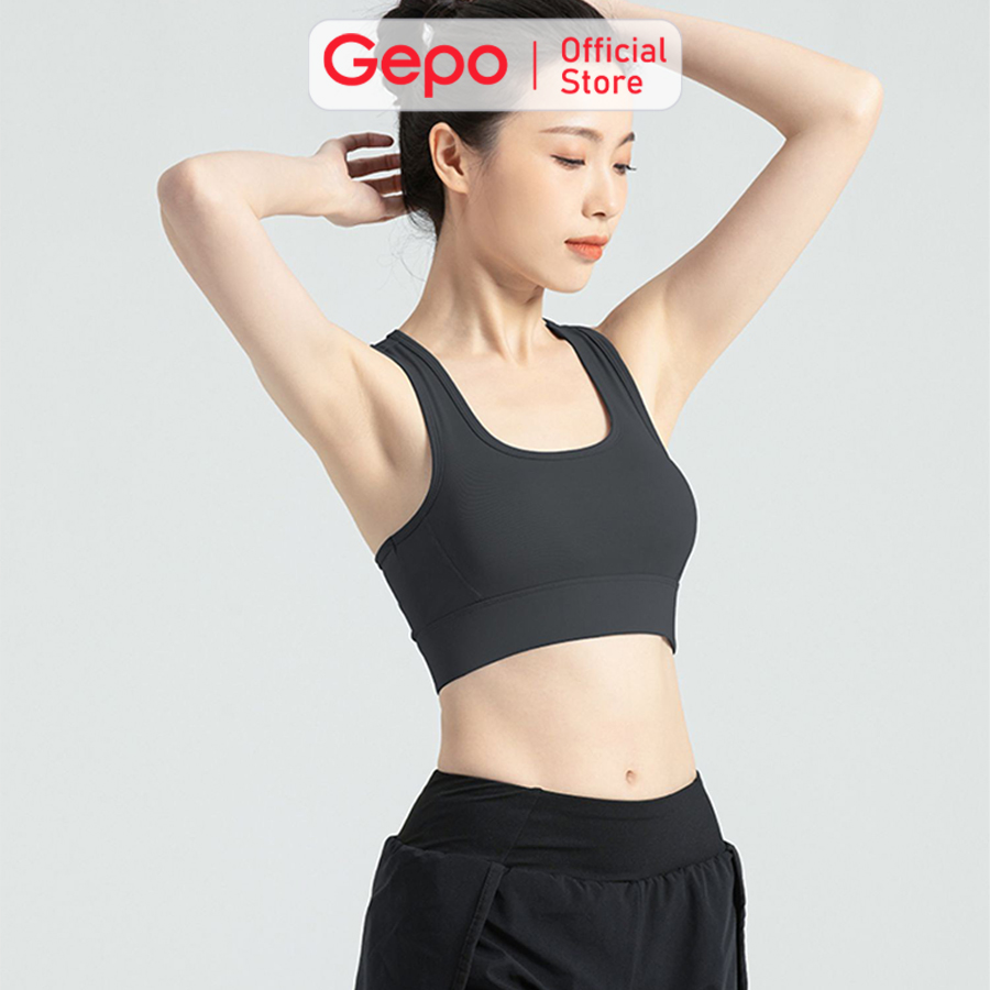 áo bra tập gym yoga cao cấp có mút ngực chống sốc gepo gp204 9