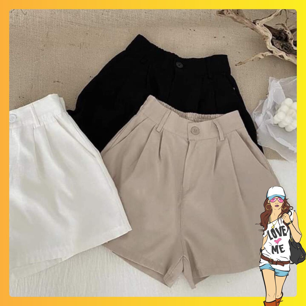 Quần sooc kaki nhật cúc khoá ( Giá sỉ + ảnh thật )