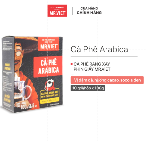30 HỘP Cà phê phin giấy-  cà phê Arabica ( Arabica coffee -ground coffee drip bag)100gr