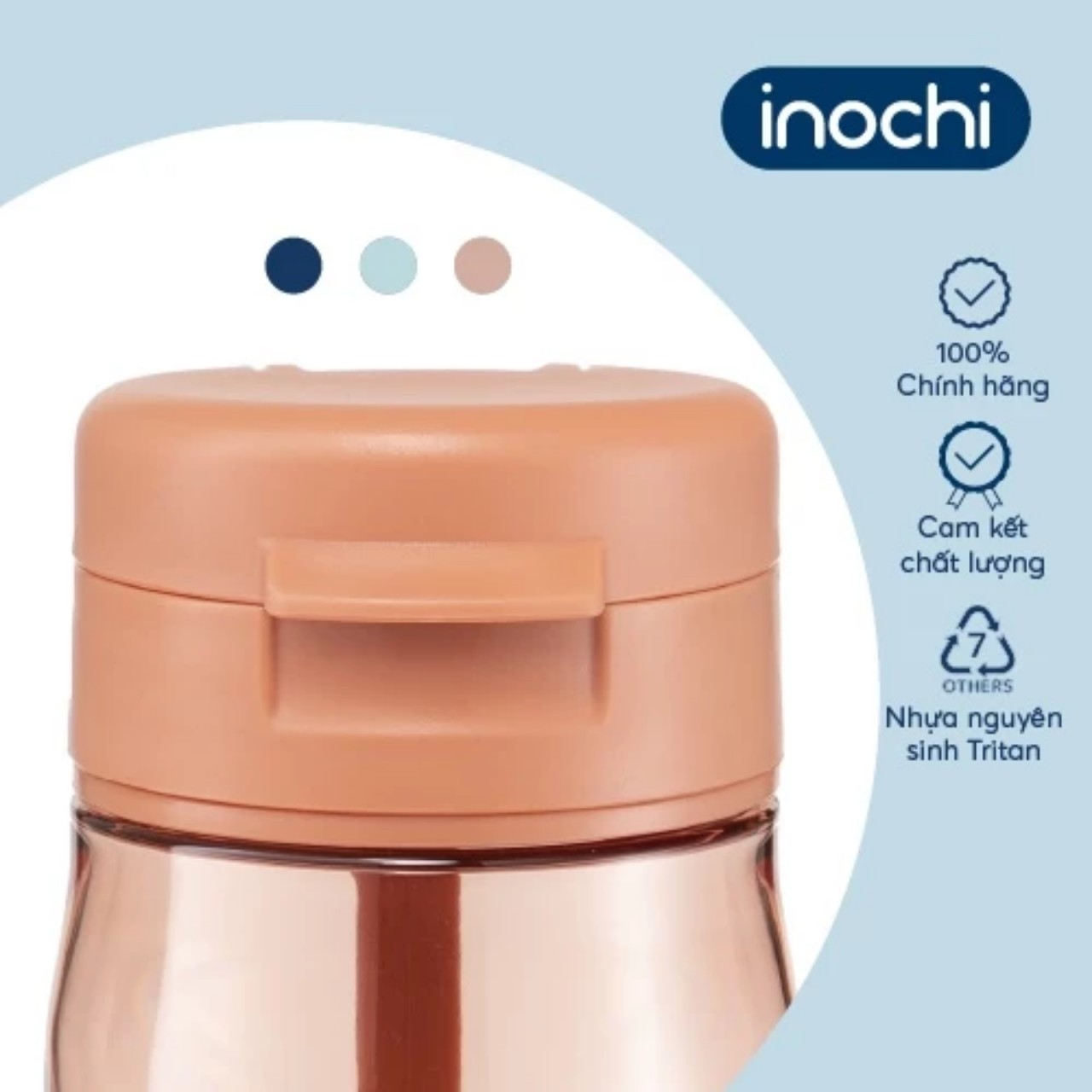 [Mega] Bình nước Kita Fami inochi Size (350/500/700ml) (Nhiều màu) [inochi.store]