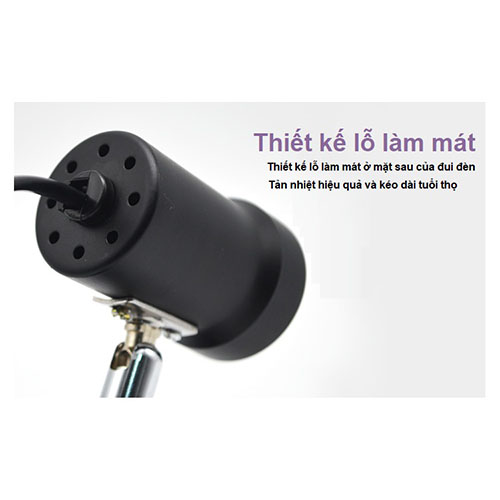 Kẹp đèn sưởi liền chụp cao cấp
