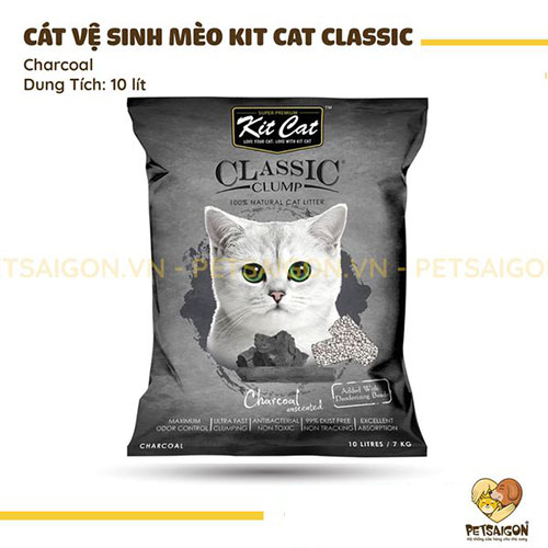 CÁT VỆ SINH KITCAT 10L - 7KG CHO MÈO