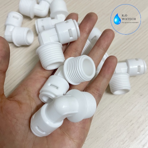 Co, cút vuông ,co L ren 17 ra dây 6 hoặc dây 10mm nhấn – nối nhanh dùng cho máy lọc nước