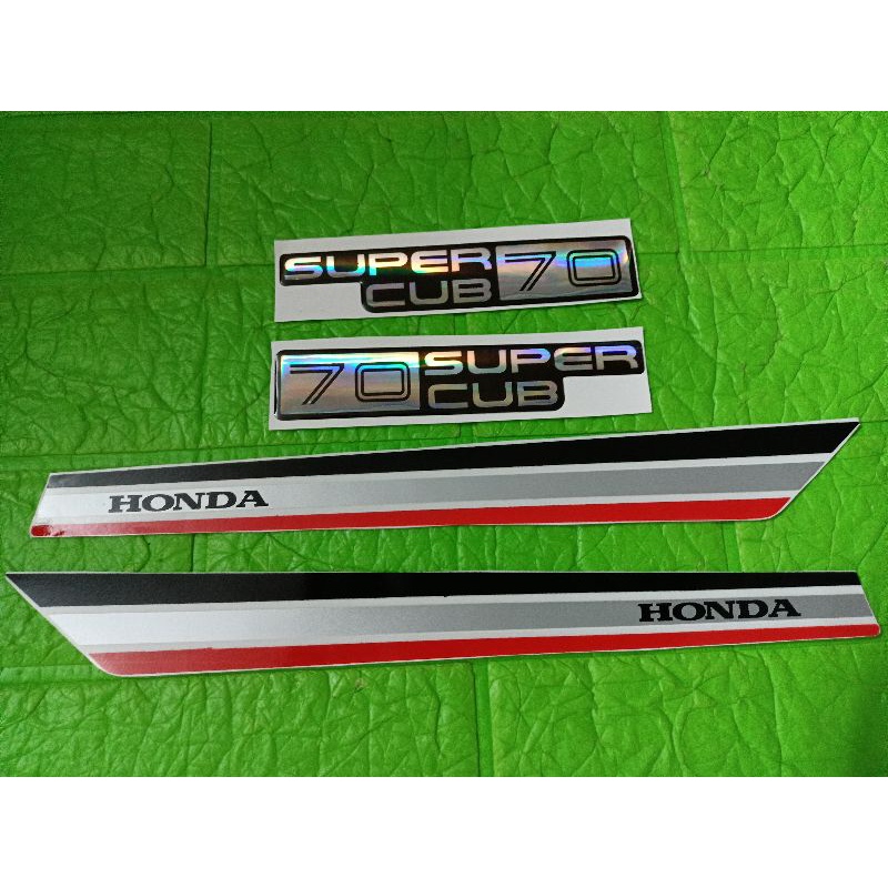 Bộ tem dán Cub 82 70 mới siêu đẹp hàng nhập Thái Lan