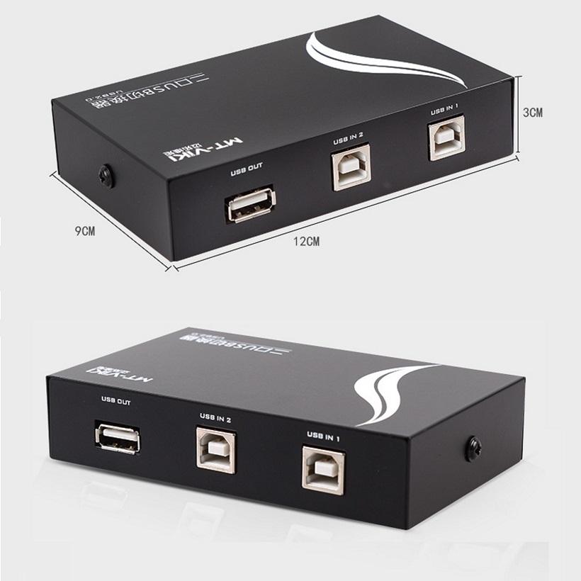 Bộ chia 2 máy tính dùng chung 1 máy in Switch USB MT-VIKI