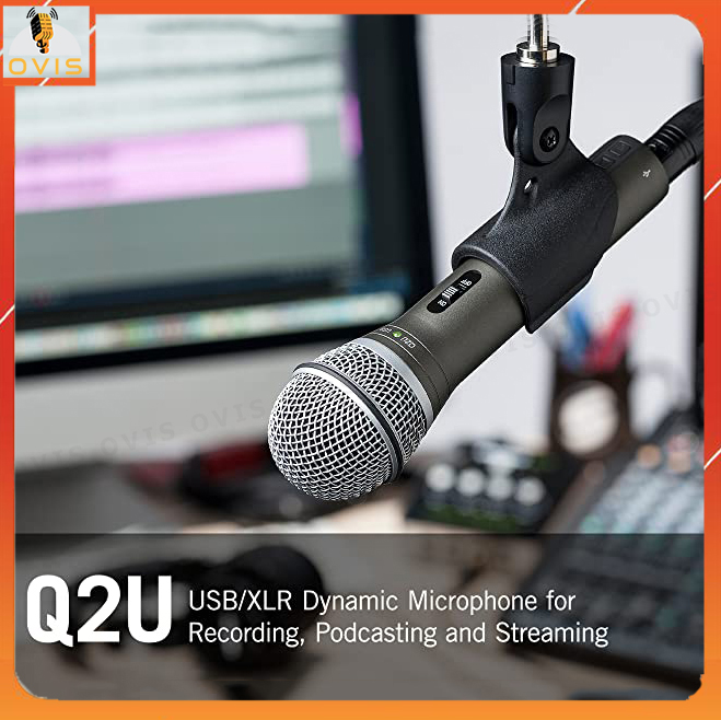 Samson Q2U - Micro USB Thu Âm Dynamic Sử Dụng 2 Chuẩn Kết Nối (USB 2.0 Digital và XLR Connector Analog)