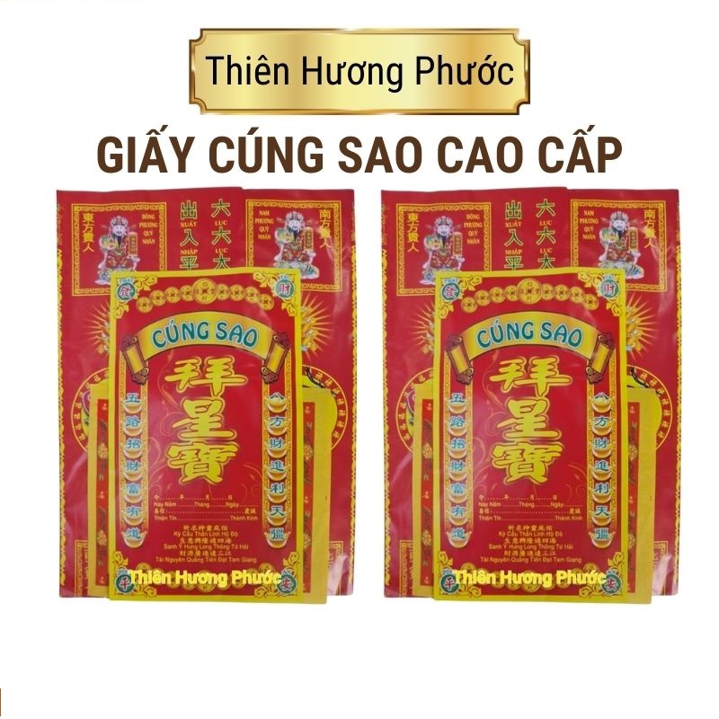 Vàng mã cúng sao hạn