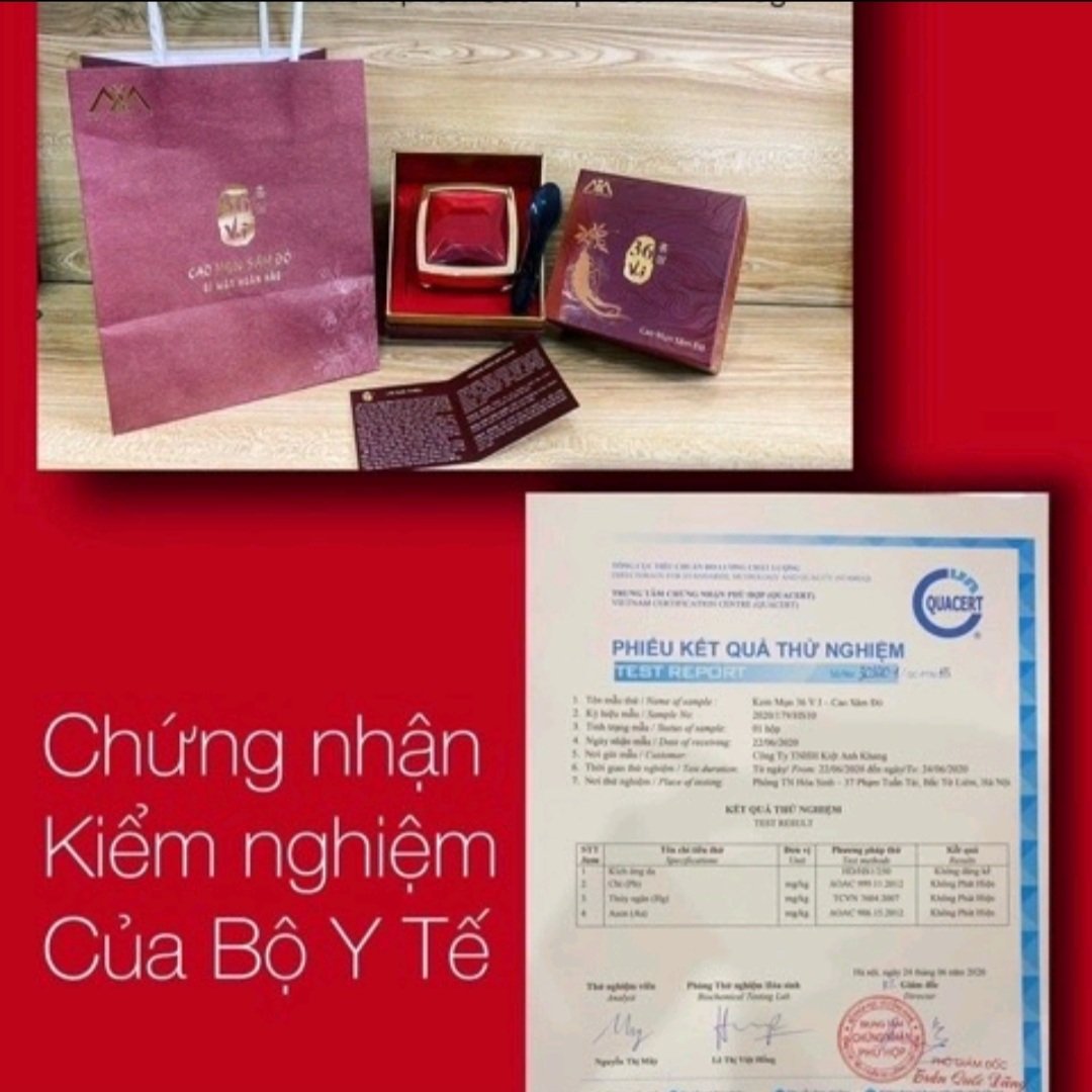 Cao Mụn Sâm Đỏ 36 Vị