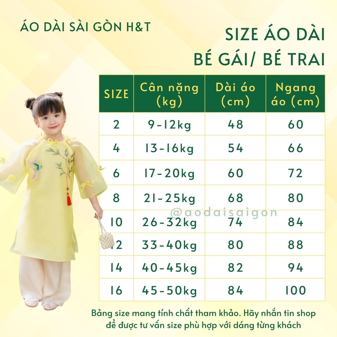 Áo dài cách tân thêu bé trai múa lân viền cổ nổi bật - Áo Dài Sài Gòn H&T
