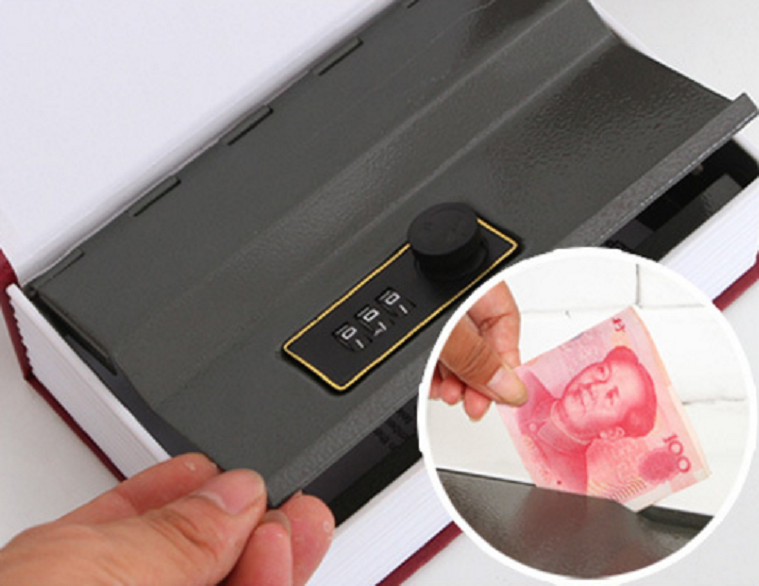 Két sắt mini giả sách - Khóa số