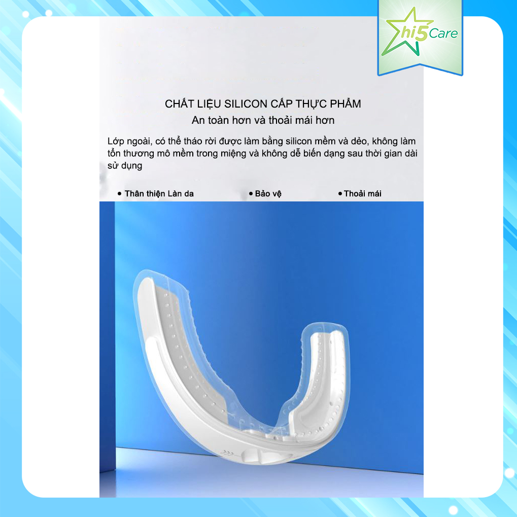 Dụng Cụ Bảo Vệ Răng Chống Nghiến Răng 2 Lớp  #30 - [HI5 CARE]
