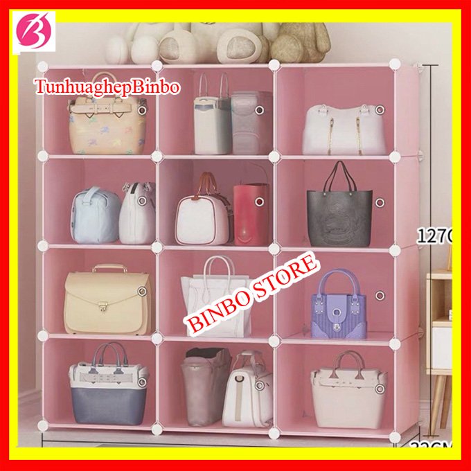 [MẪU MỚI] TỦ ĐỂ TÚI XÁCH THÔNG MINH - CHỊU LỰC TỐT - MÀU SẮC MẪU MÃ ĐA DẠNG - DI CHUYỂN LẮP ĐẶT DỄ DÀNG
