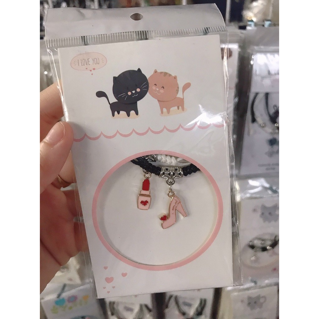[HCM]LẮC TAY DÂY DA CẶP ĐÔI SIÊU CUTE 9 MẪU
