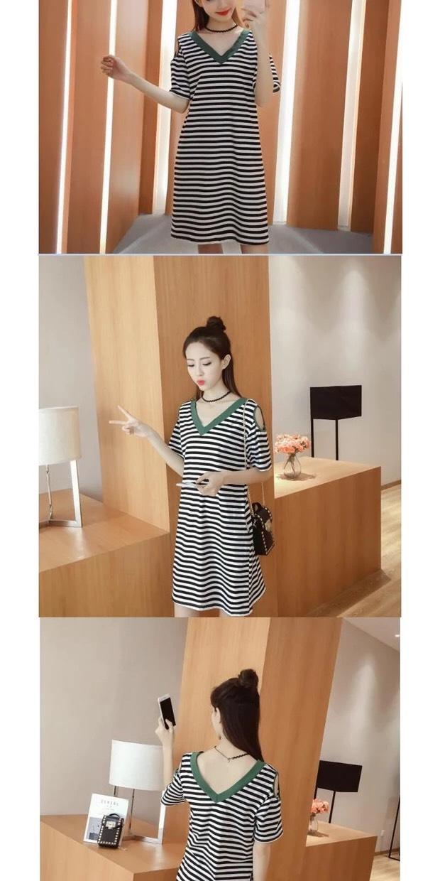 [HCM]ĐẦM SUÔNG PHỐI SỌC SIÊU XINH CHO CÁC NÀNG TH