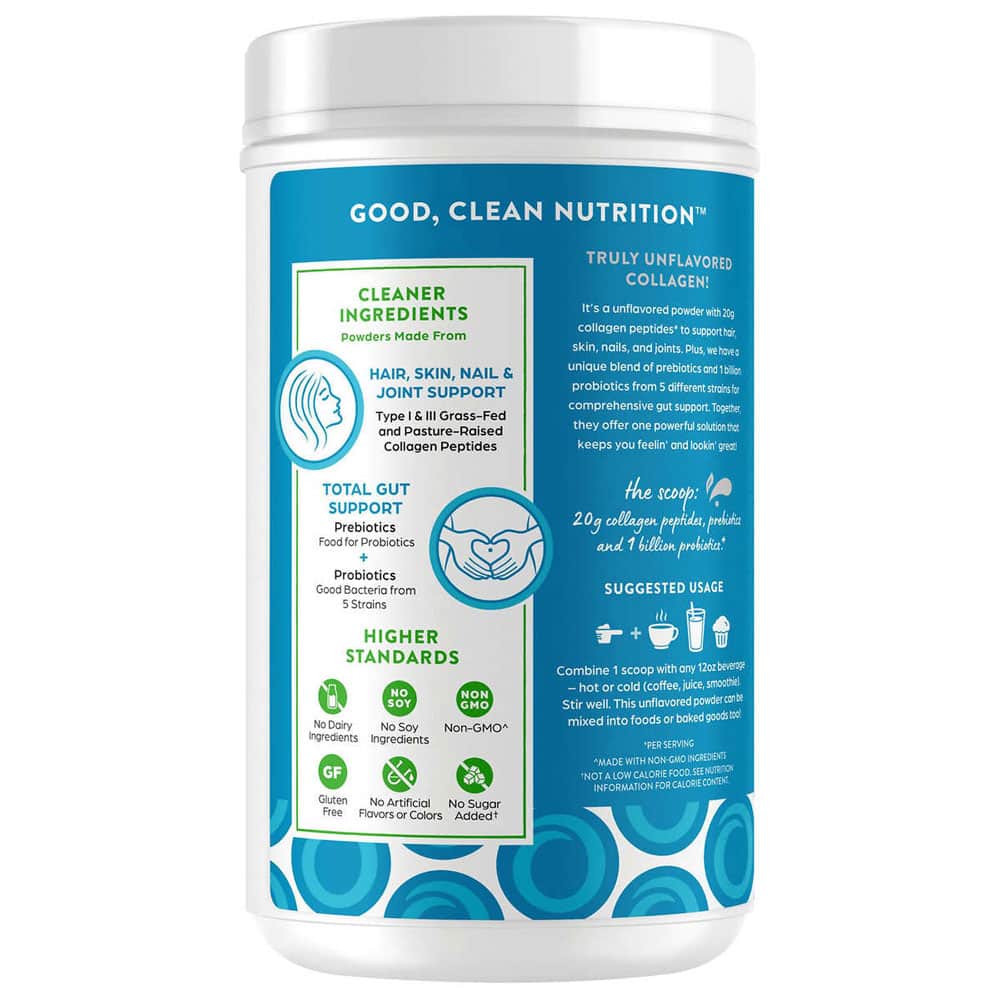 BỘT COLLAGEN ORGAIN COLLAGEN PEPTIDES + PROBIOTICS 726G MỸ (Date 4.2024)