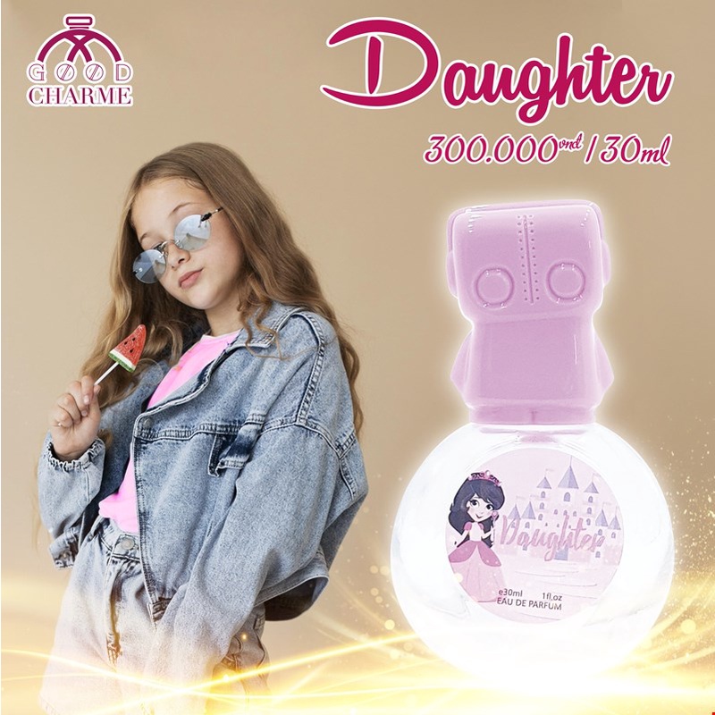 Nước hoa bé gái char.me my daughter – nữ tính, dễ thương và đáng yêu