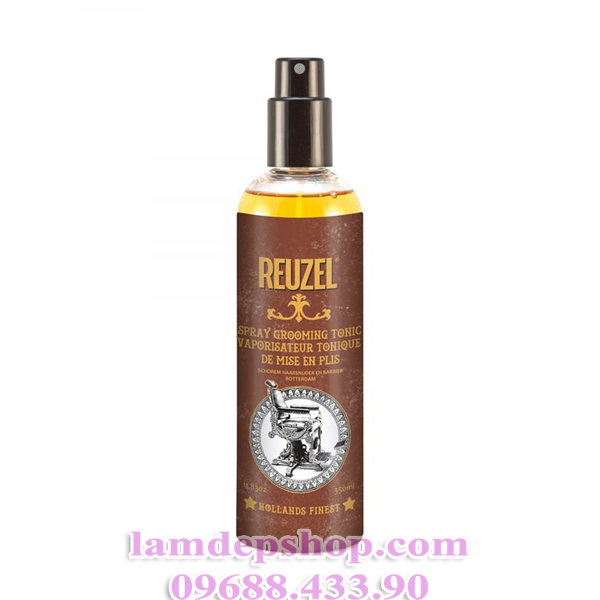 Nước chải tóc tạo độ phồng tự nhiên - Reuzel Grooming Tonic - LT