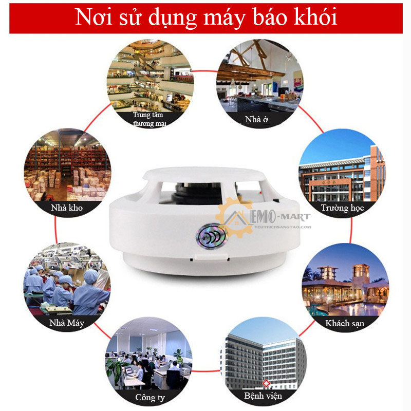 Máy báo khói báo cháy độc lập SA1201