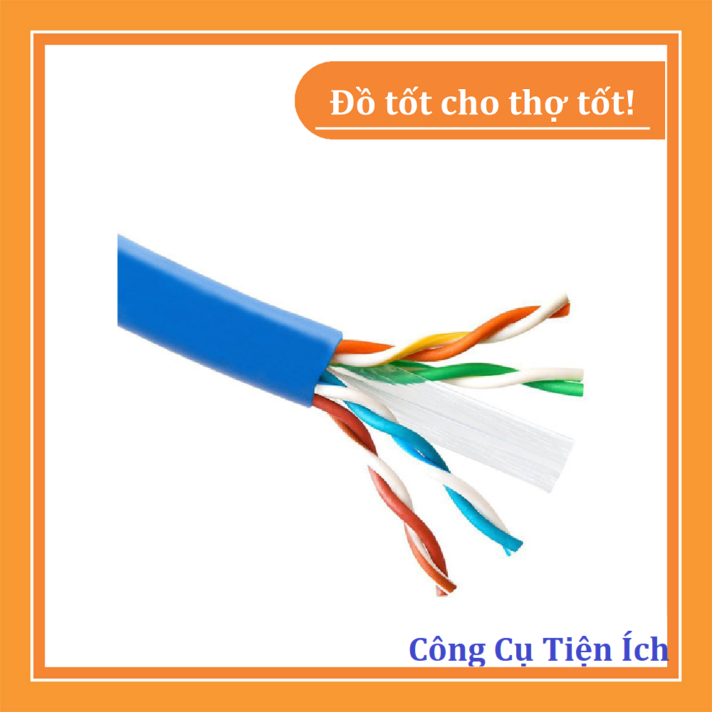 Dây cáp mạng Cat 6e bấm sẵn 2 đầu - Dài 2 mét