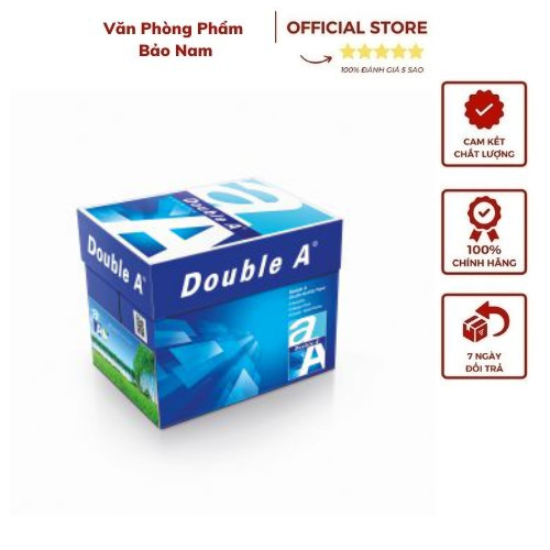 Giấy in double a a4- 50 tờ/ 1 tập định lượng 80gsm