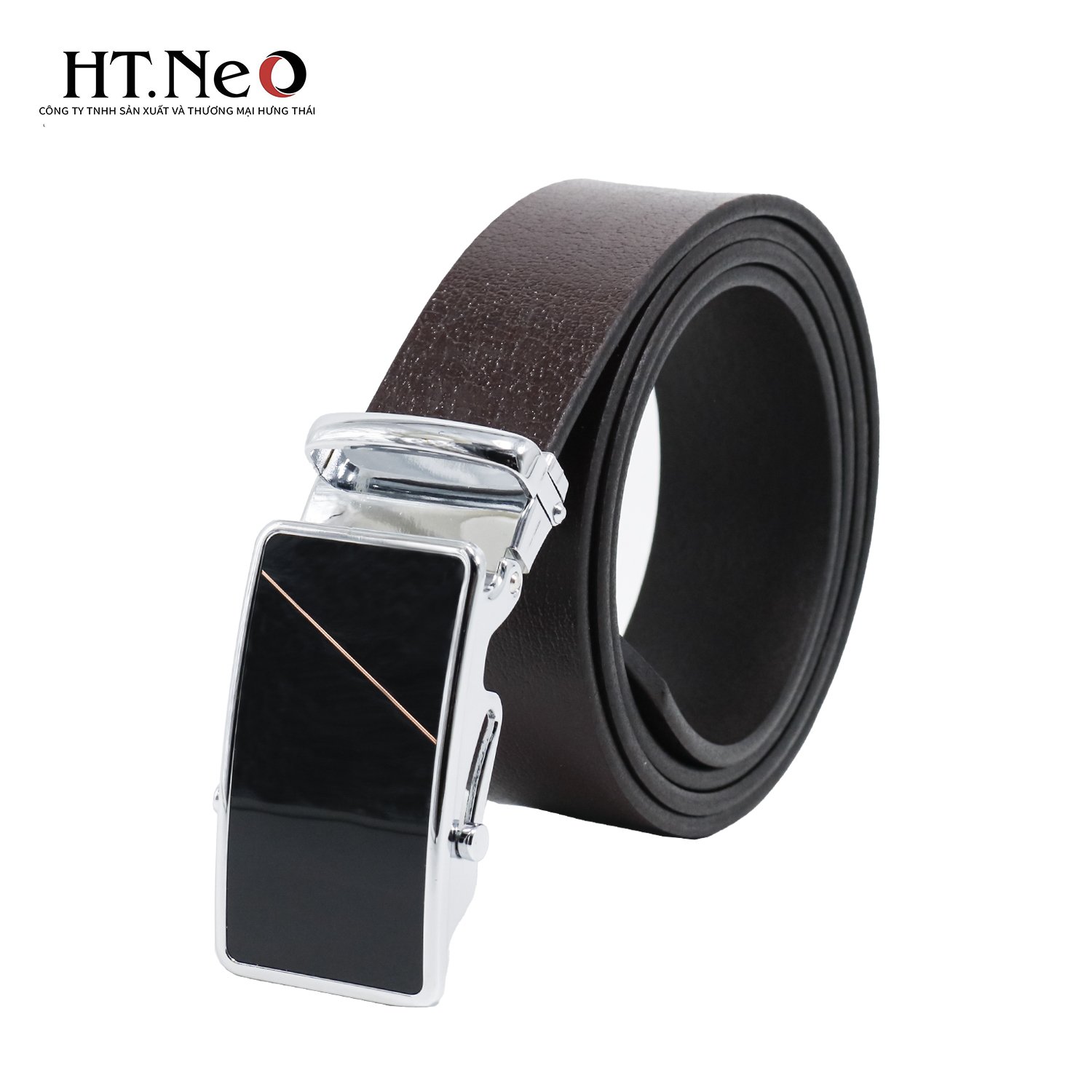 (Da Trâu 100%)Dây Lưng /Thắt Lưng Cao Cấp Thương Hiệu HT.NeO DL01-NA