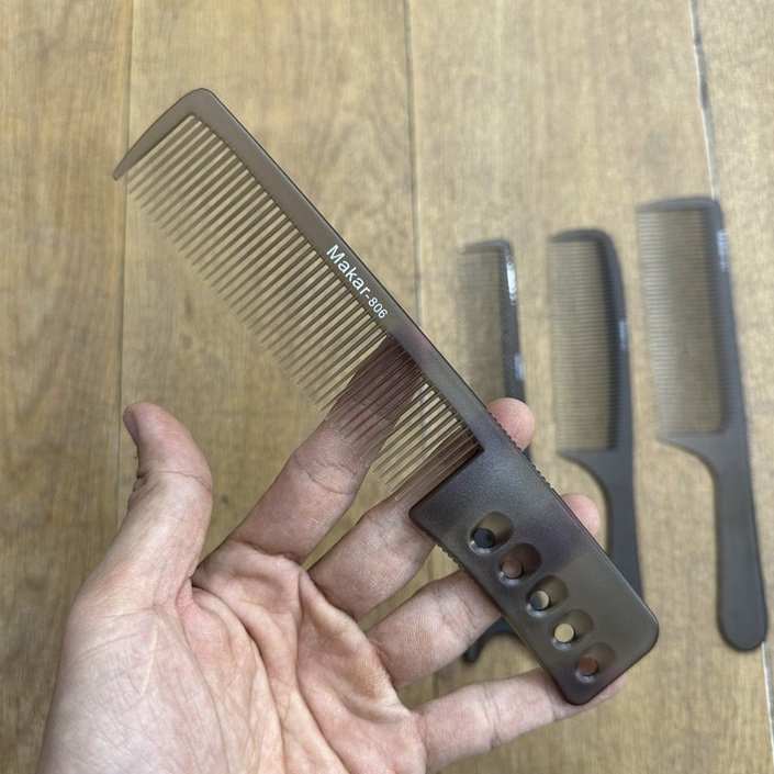 Lược Makar cắt tóc kê lược tóc nam mềm bám tóc cho barbershop-TAMK 806