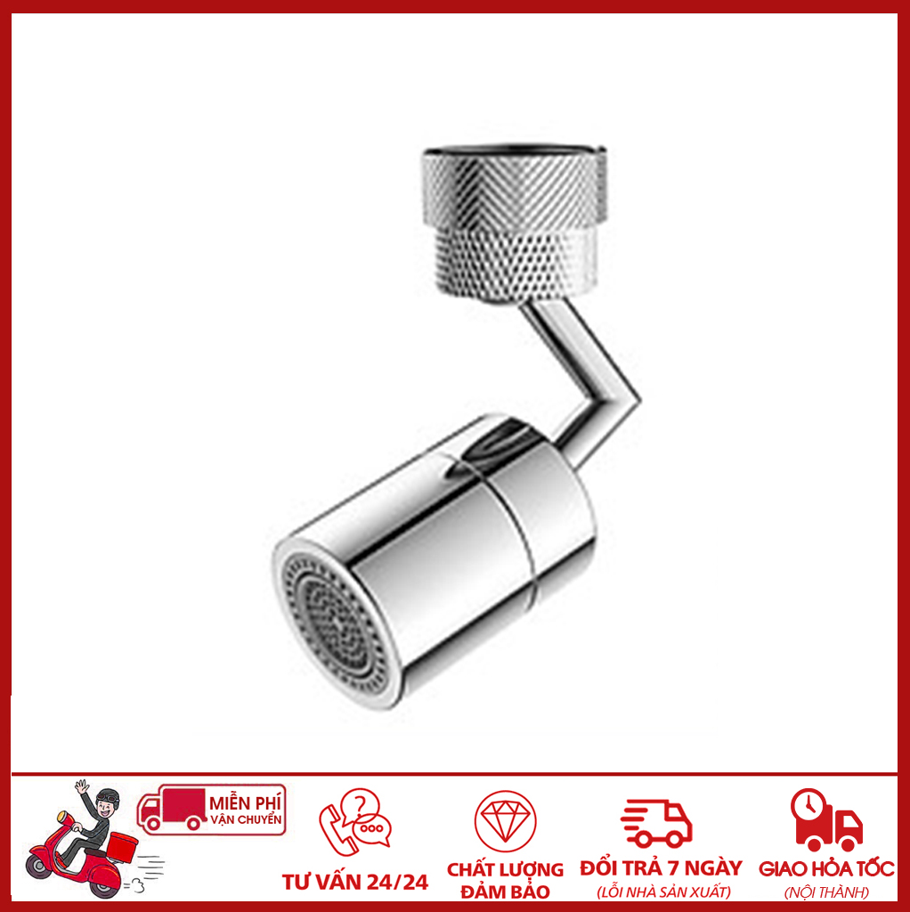 ⛔giadunghoalong⛔ đầu vòi tăng áp chậu rửa 2 chế độ xoay 720 độ