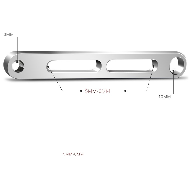 Pat lắp đèn camera chân gương nhôm cnc