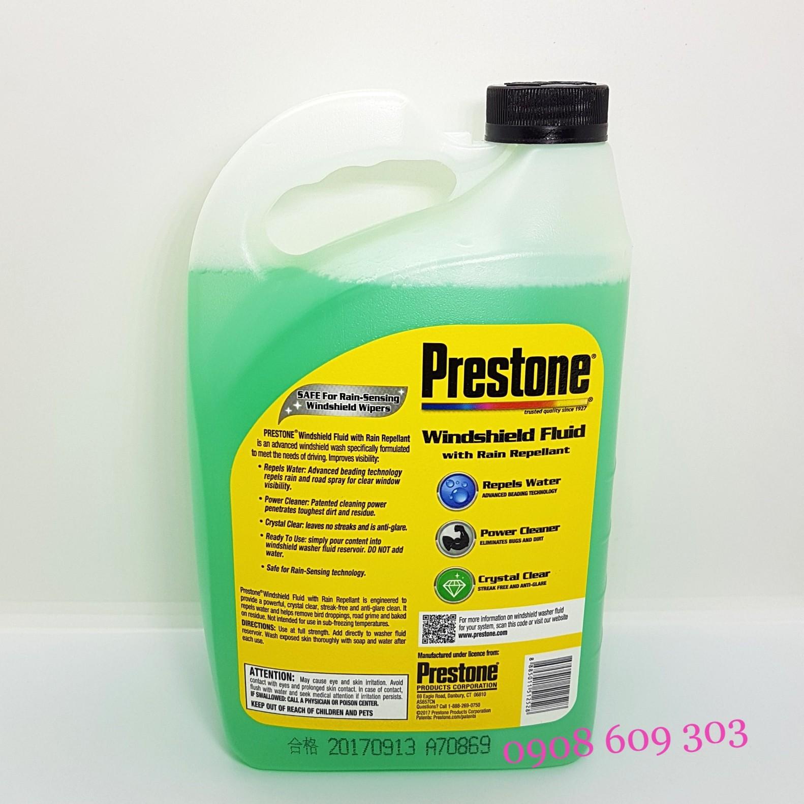 Nước Rửa Kính Ô Tô Prestone Windshield Fluid USA-2Lít
