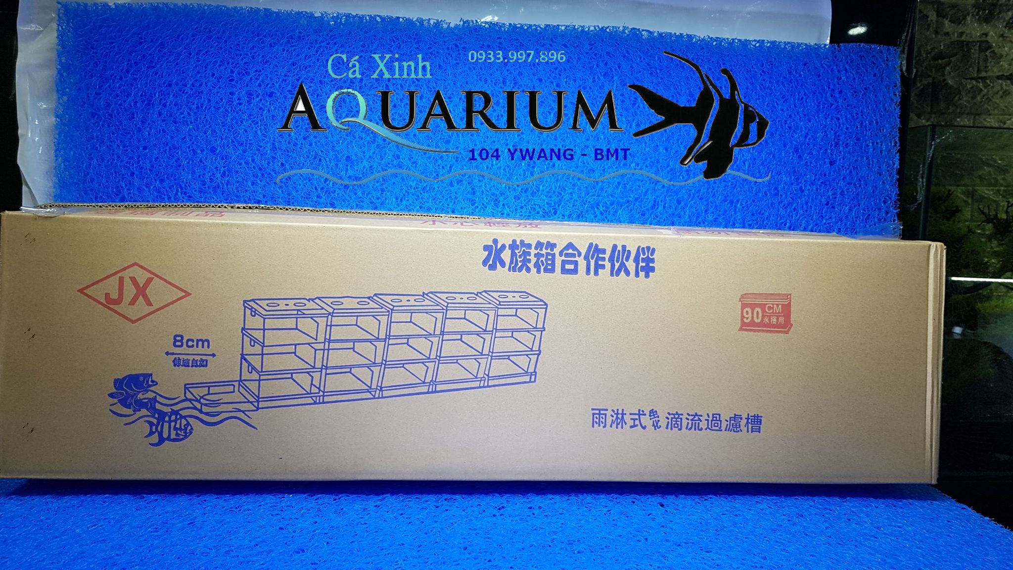 Hộp lọc dàn mưa 3 tầng 4 ngăn