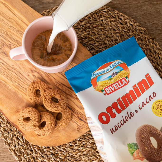 COMBO 2 BÁNH QUY DIVELLA OTTIMINI CACAO 400Gr