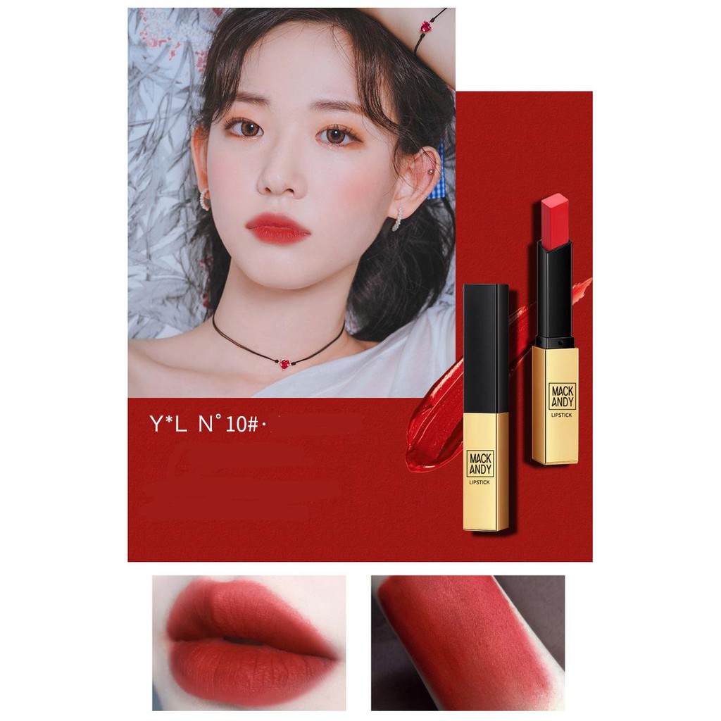 [GIẢM 5% ĐƠN 129K][HCM]Son Nhung Lì Lipstich Mack Andy