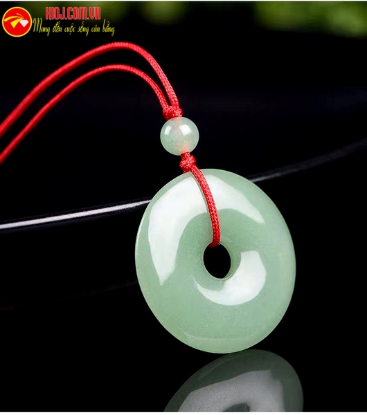 Mặt Dây Chuyền  Đồng Điếu Đá Cẩm Thạch - KIOJ