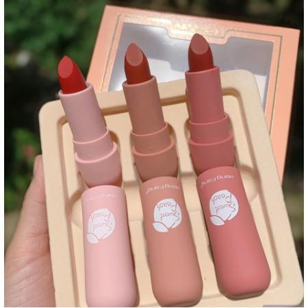 SET 3 CÂY SON HENGFANG MẬP Ú VỚI 3 MÀU SIÊU ĐẸP