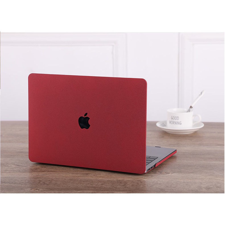 Case ,Ốp Macbook Màu Đỏ booc đô Đủ Dòng (Tặng Kèm Nút Chống Bụi )