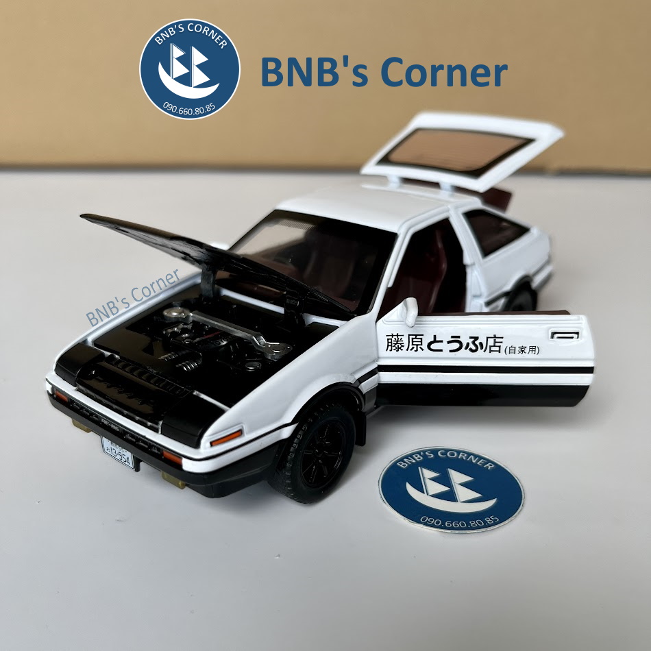 [BNB's Corner] Xe mô hình 1:28 Toyota AE86 Initial D hãng Mini Auto