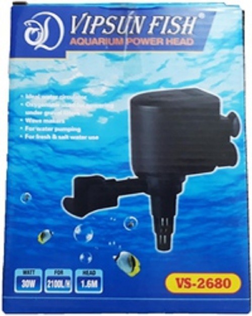 Máy bơm bể cá 30w tặng bông lọc - máy bơm bể cá
