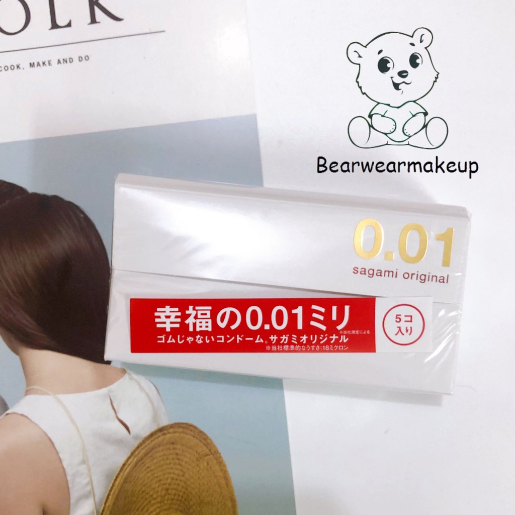 (NỘI ĐỊA) BAO CAO SU SAGAMI ORIGINAL 0.01 NHẬT BẢN