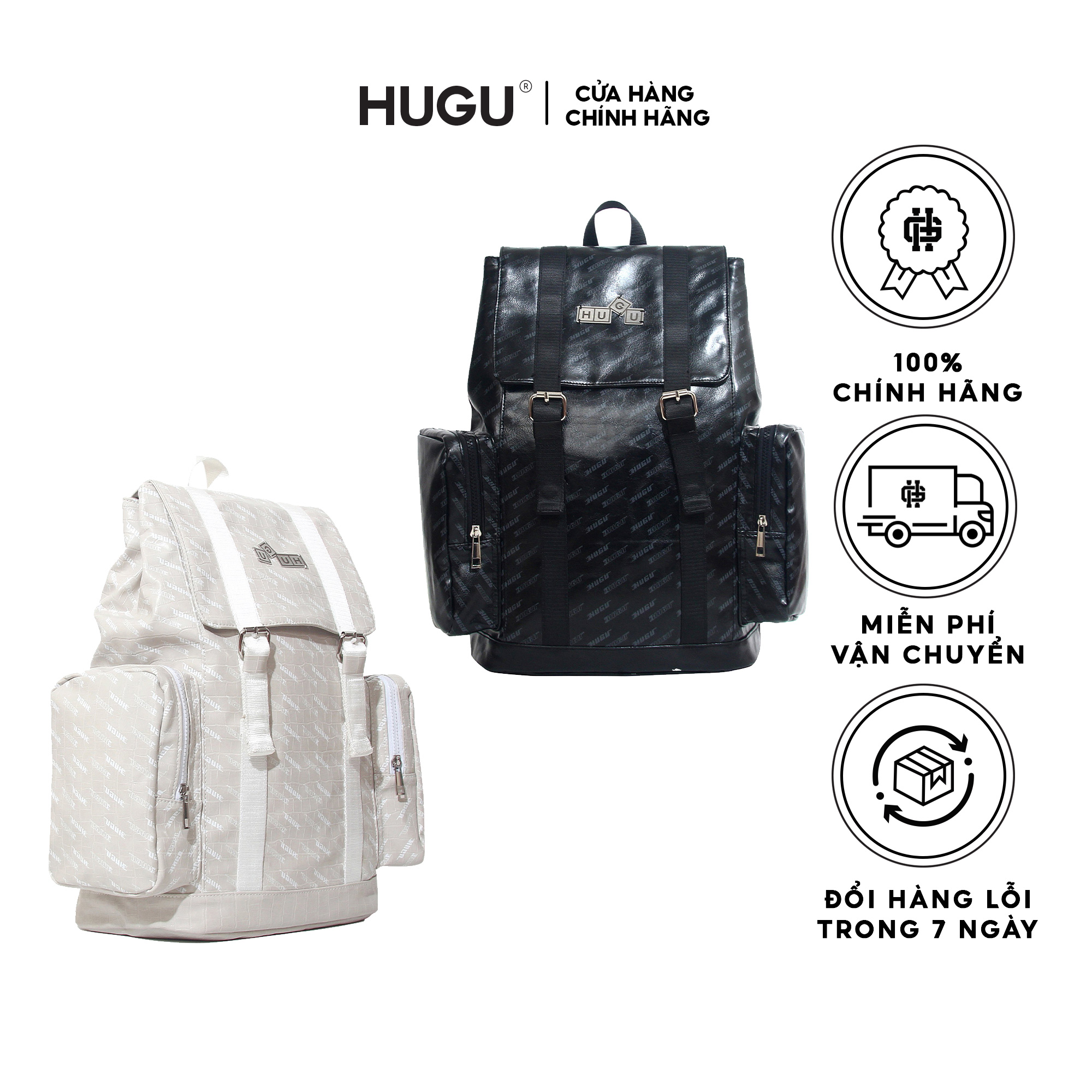 Balo HUGU Backpack SS6 chất da cao cấp không thấm nước