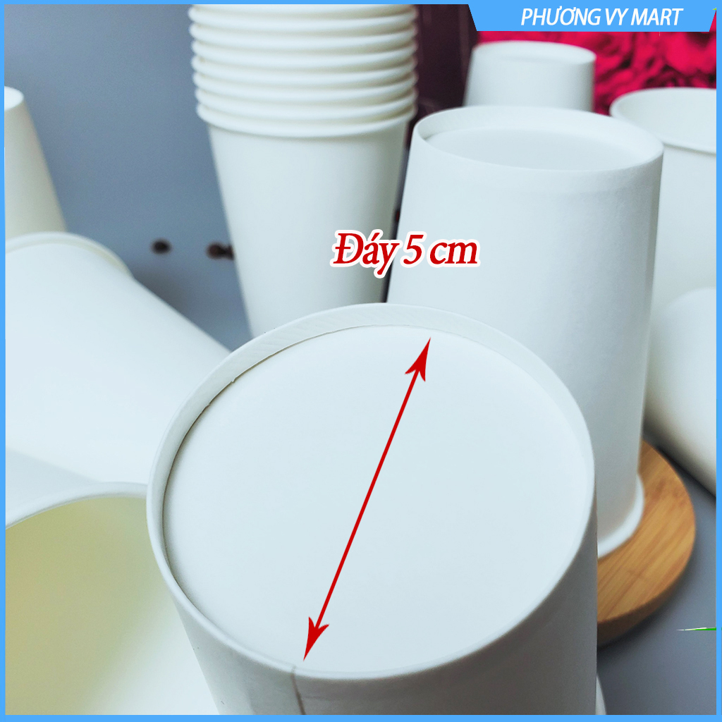 Set 50 chiếc cốc giấy 270ml ~ 9oz hàng cao cấp